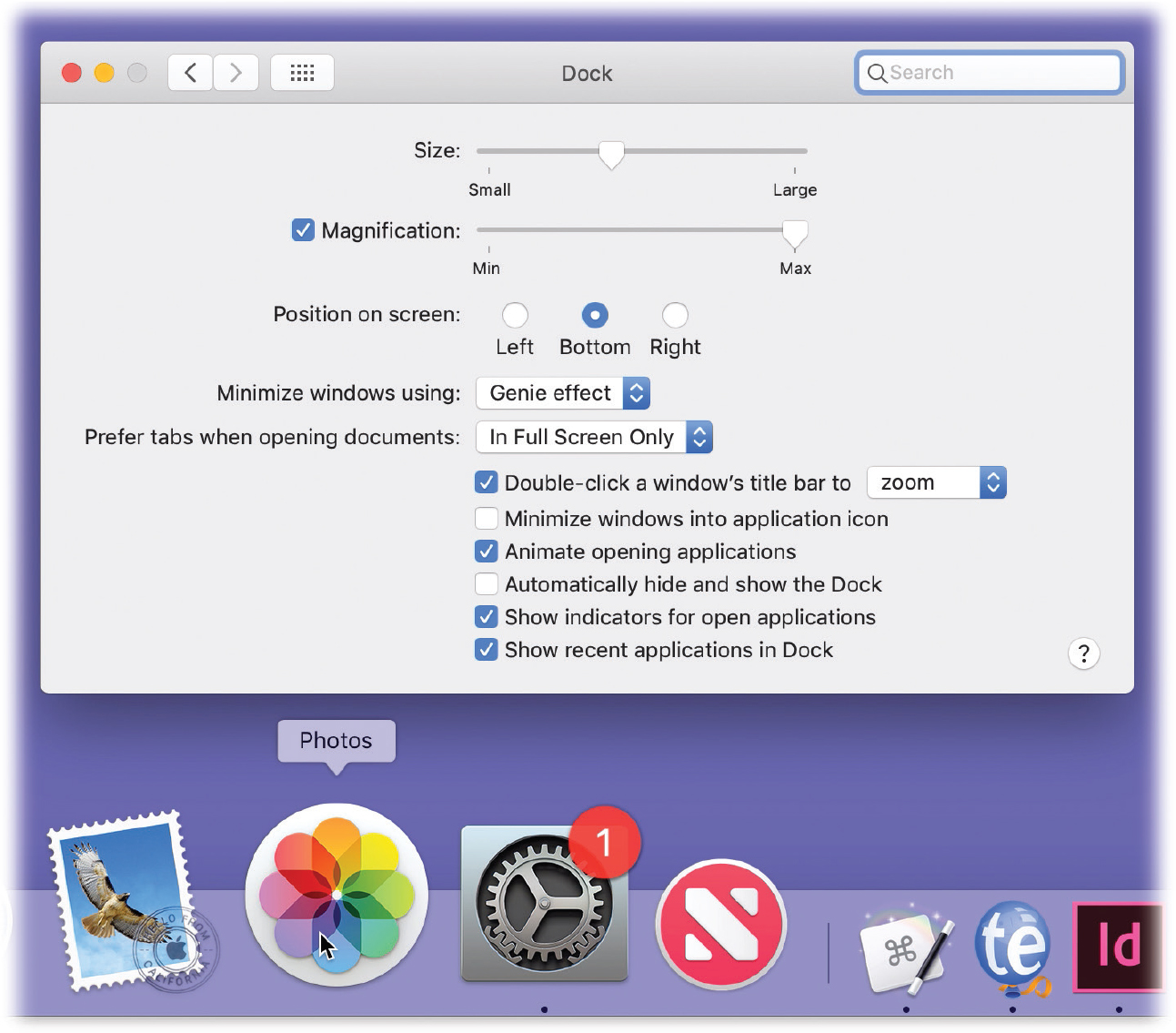 hide photo apps for mac